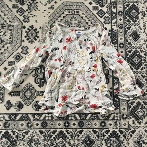 Girls flower blouse